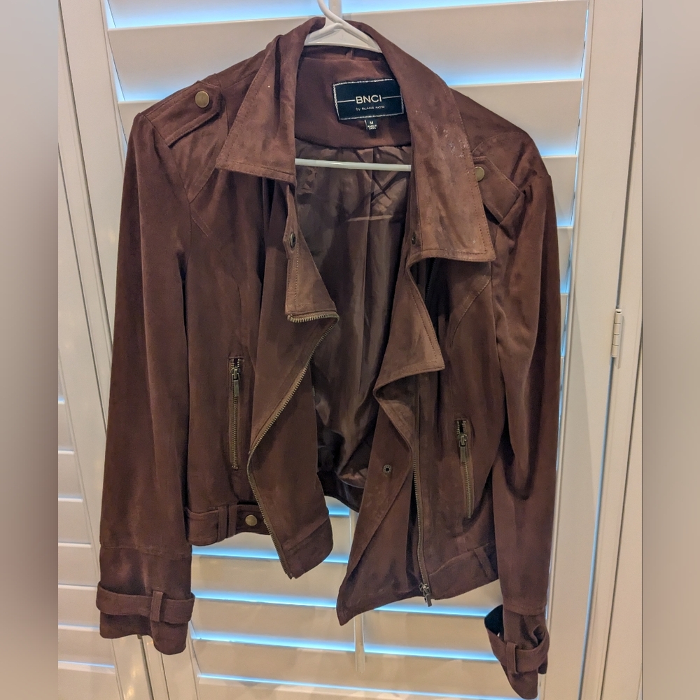 Blanc Noir BNCI Brown Suede Jacket